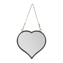Miroir Cœur En Fer Et Miroir - Cœur
