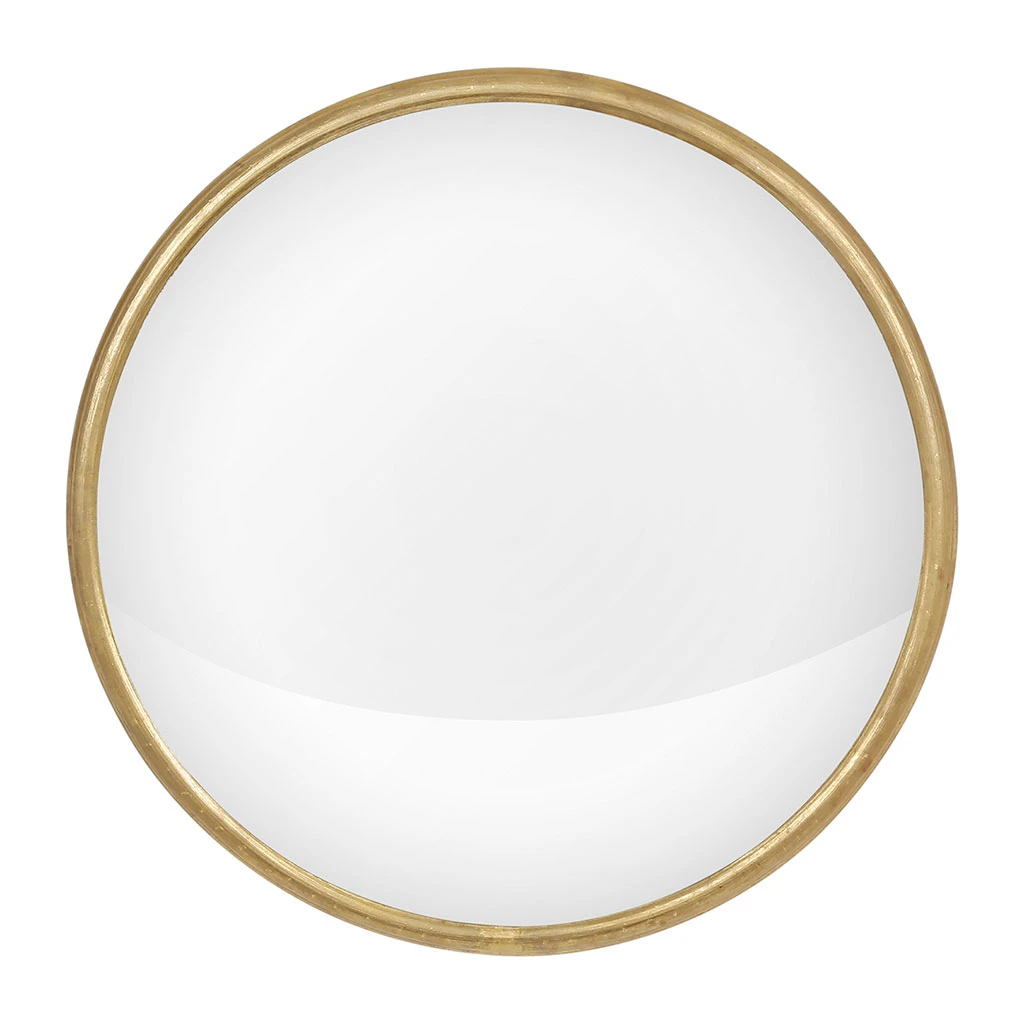 Miroir Convex En Laiton Doré D21.5cm - Edman 1 Miroir Convex En Laiton Doré D21.5cm - Edman