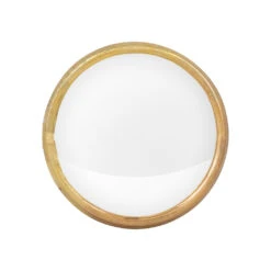 Miroir Convexe En Laiton Doré D11.5cm - Edman