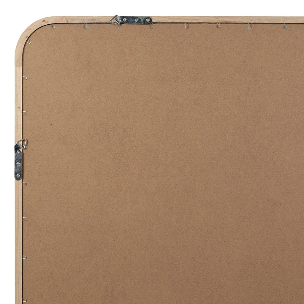 Miroir En Chêne Naturel 90x120cm - Heola 3 Miroir En Chêne Naturel 90x120cm - Heola – Image 3