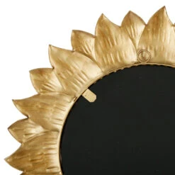 Miroir En Fer Doré D40cm - Aureol 5 Miroir En Fer Doré D40cm - Aureol -Magasin Général Pour La Maison miroir en fer dore d40cm aureol 38897 38897 DET02 WEB 1