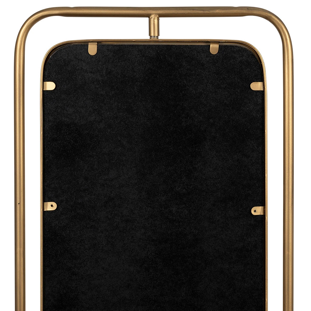 Miroir En Fer Et Panneau De Bois H169cm - Aziru 3 Miroir En Fer Et Panneau De Bois H169cm - Aziru – Image 3