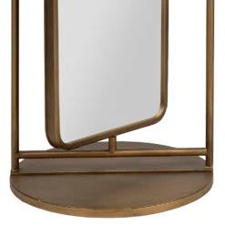 Miroir En Fer Et Panneau De Bois H169cm - Aziru 8 Miroir En Fer Et Panneau De Bois H169cm - Aziru -Magasin Général Pour La Maison miroir en fer et panneau de bois h169cm aziru 40175 40175 DET04 WEB