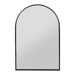 Miroir En Fer Noir 61xh91.5cm - Badria
