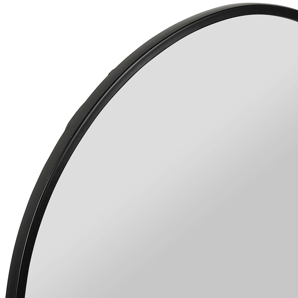 Miroir En Fer Noir 61xh91.5cm - Badria 2 Miroir En Fer Noir 61xh91.5cm - Badria – Image 2