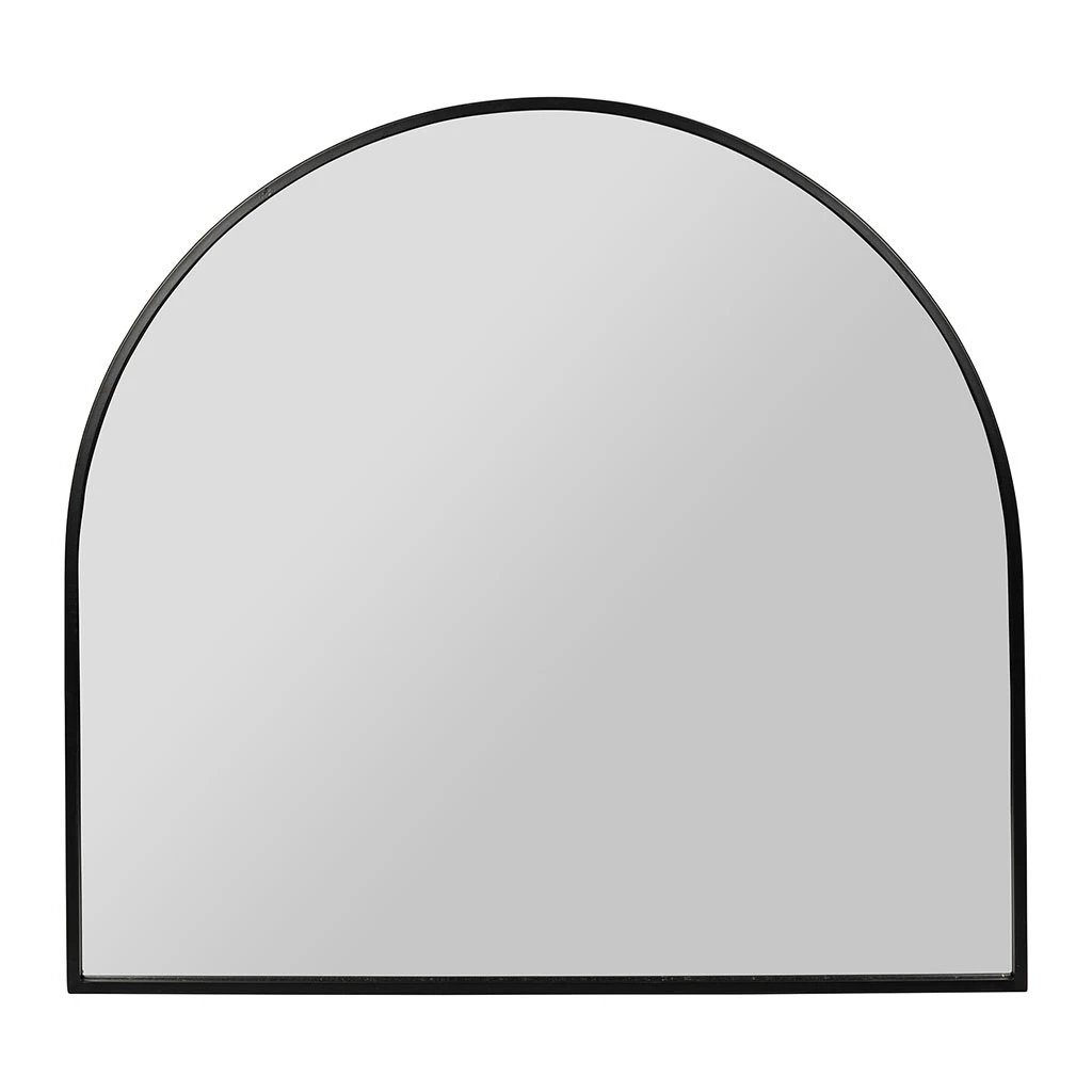 Miroir En Fer Noir 83.5xh79.5cm - Badria 1 Miroir En Fer Noir 83.5xh79.5cm - Badria