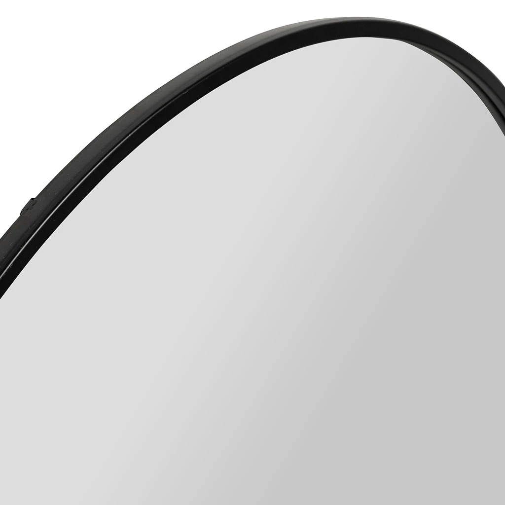 Miroir En Fer Noir 83.5xh79.5cm - Badria 2 Miroir En Fer Noir 83.5xh79.5cm - Badria – Image 2