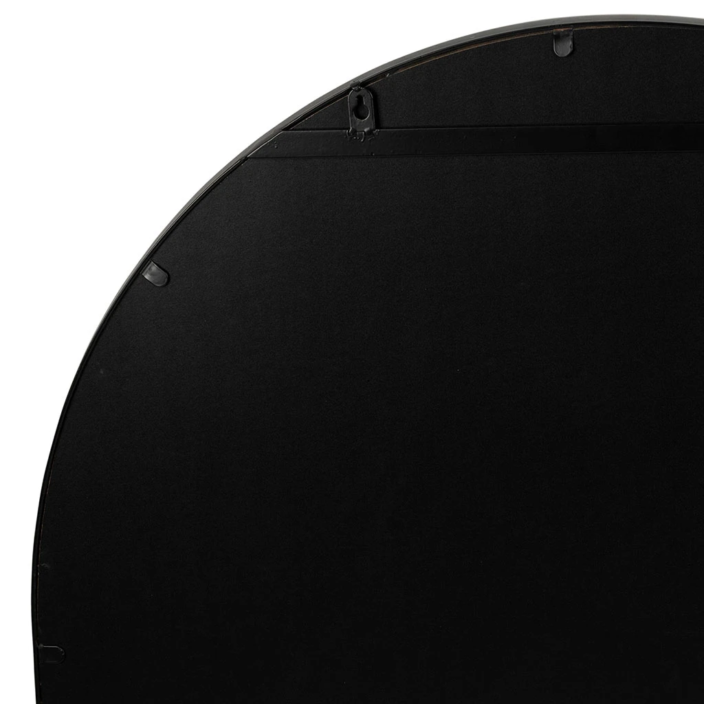 Miroir En Fer Noir 83.5xh79.5cm - Badria 3 Miroir En Fer Noir 83.5xh79.5cm - Badria – Image 3