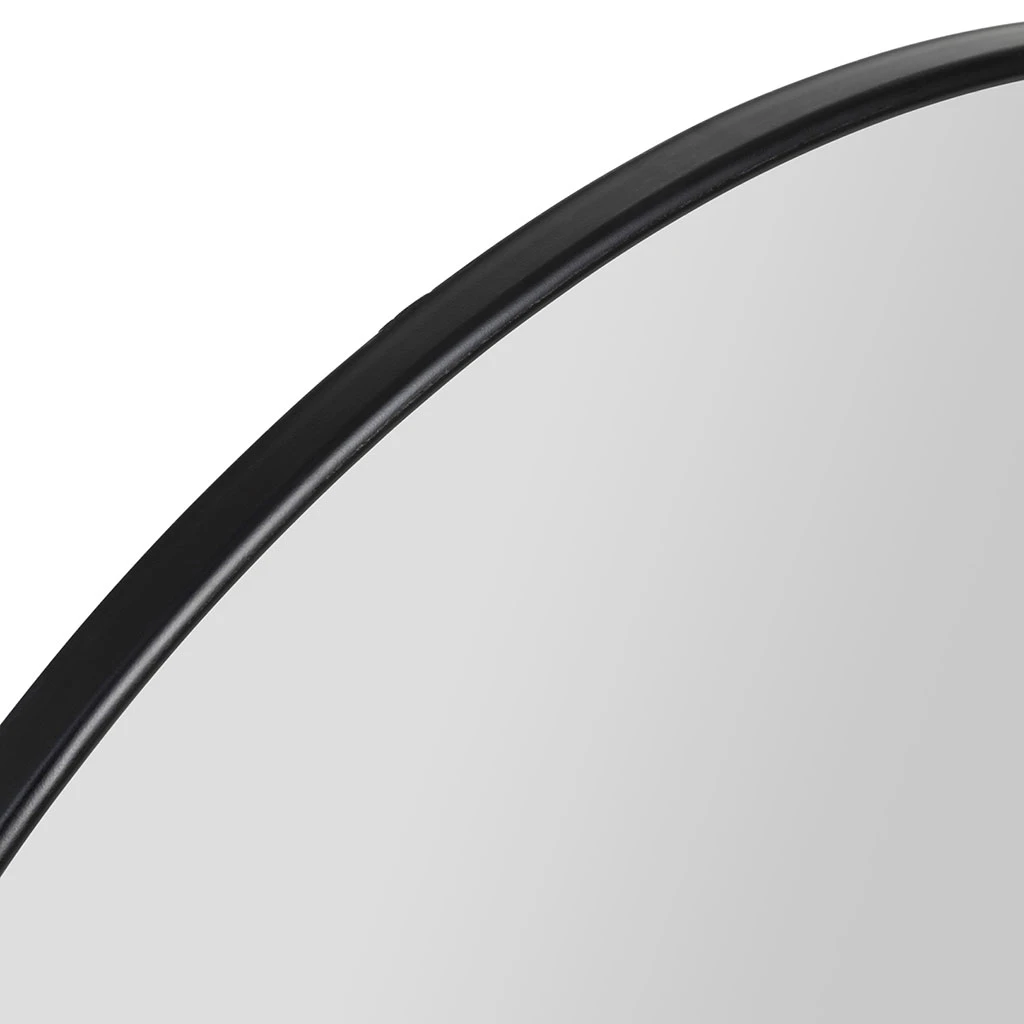 Miroir En Fer Noir D110cm - Arlequin 2 Miroir En Fer Noir D110cm - Arlequin – Image 2