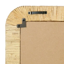 Miroir En Rotin Et Mdf Naturel 60x90cm - Tulum -Magasin Général Pour La Maison miroir en rotin et mdf naturel 60x90cm tulum 77503 77503 DET02 WEB