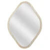 Miroir Losange En Bois Clair 44x60cm - Elio