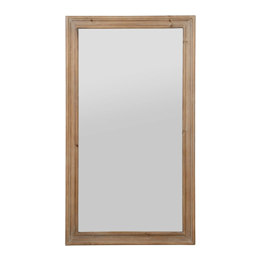 Miroir Naturel Foncé 60x106cm En Bois De Sapin - Firmin 1 Miroir Naturel Foncé 60x106cm En Bois De Sapin - Firmin