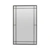Miroir En Fer Noir H143cm - Osaka