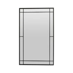 Miroir En Fer Noir H143cm - Osaka