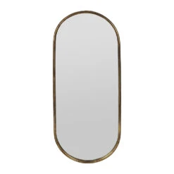Miroir Ovale En Fer 35.5x89.5cm - Aziru