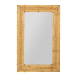 Miroir Rectangle En Bambou 50x80cm - Owari