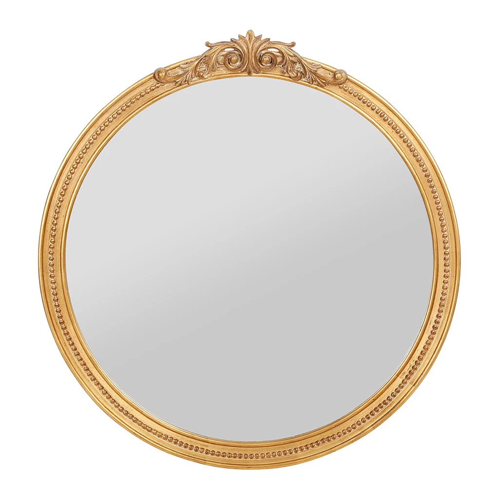 Miroir Rond Doré 80x84cm - Sonate 1 Miroir Rond Doré 80x84cm - Sonate