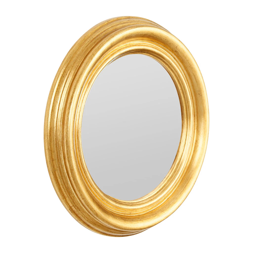 Miroir Rond Doré D35cm - Drachma 2 Miroir Rond Doré D35cm - Drachma – Image 2