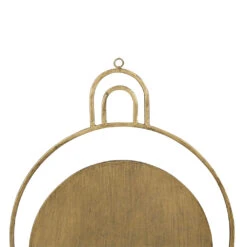 Miroir Rond En Fer Doré - Koshi -Magasin Général Pour La Maison miroir rond en fer dore koshi 38573 38573 DET02 WEB 1