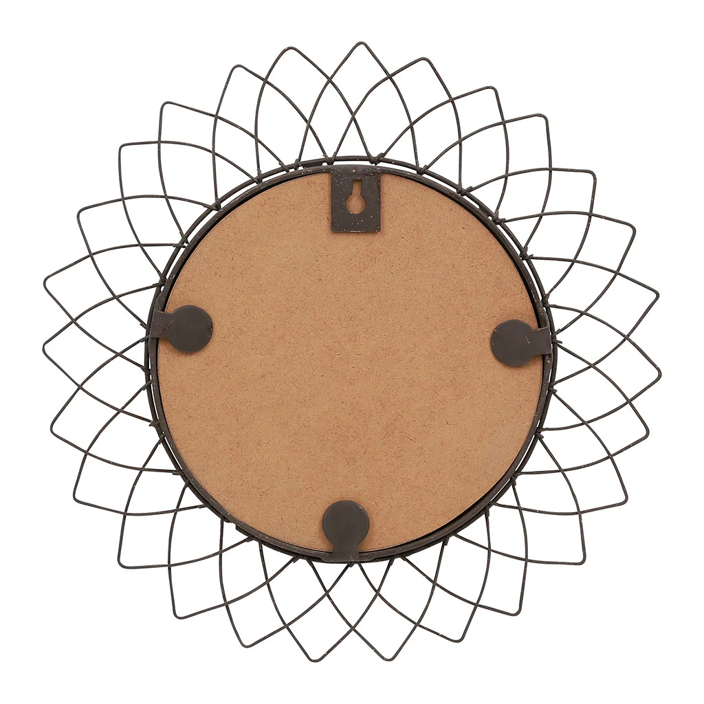 Miroir Rond En Fer Noir D32cm - Lore 3 Miroir Rond En Fer Noir D32cm - Lore – Image 3