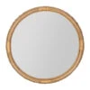 Miroir Rond En Sapin D53cm - Trappeur