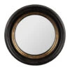 Miroir Rond Oeil De Sorciere Noir Et Doré D33cm - Aureol