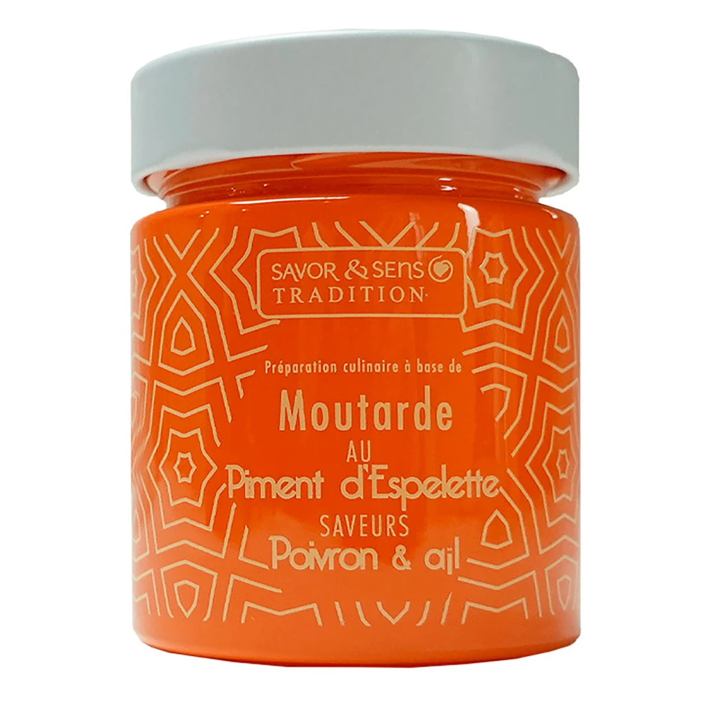 Moutarde Au Piment D'espelette & Ail 1 Moutarde Au Piment D'espelette & Ail