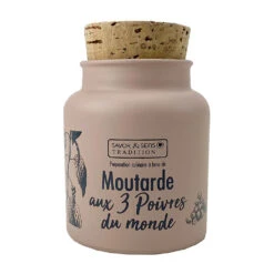 Moutarde Aux 3 Poivres Sauvages 130ml