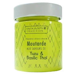 Moutarde Saveur Yuzu Et Basilic Thai