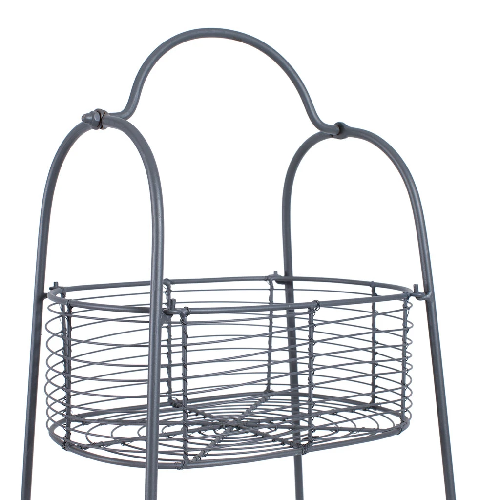 Panier 3 Niveaux Reserve Gris En Fer 3 Panier 3 Niveaux Reserve Gris En Fer – Image 3