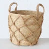 Panier En Zostère Naturel 31x31cm - Katunia