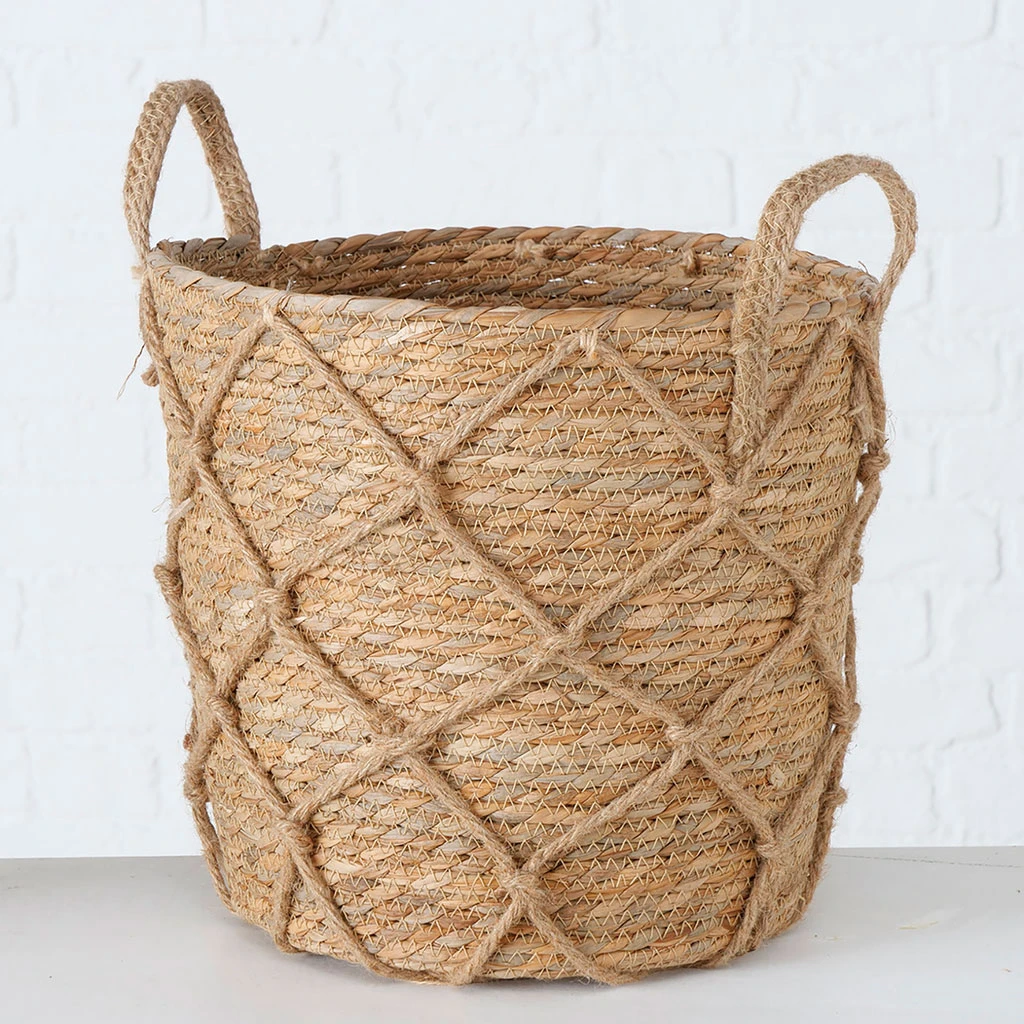 Panier En Zostère Naturel 33x33cm - Katunia 1 Panier En Zostère Naturel 33x33cm - Katunia