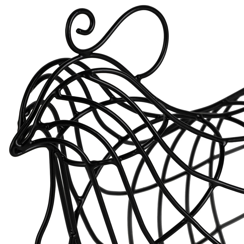 Panier Poule En Fer Noir - Reserve 3 Panier Poule En Fer Noir - Reserve – Image 3