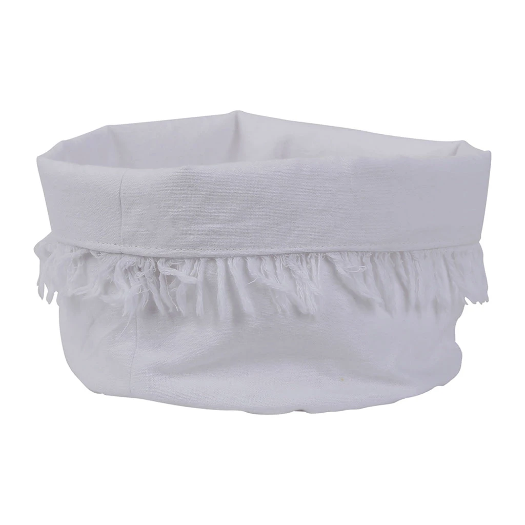 Panière à Pain En Coton Blanc D18cm - Nalia 1 Panière à Pain En Coton Blanc D18cm - Nalia