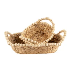 Panières X2 Naturel En Jacinthe D'eau - été à La Mer 6 Panières X2 Naturel En Jacinthe D'eau - été à La Mer -Magasin Général Pour La Maison panieres x2 naturel en jacinthe d eau ete a la mer 467247 467247 DET02 WEB 1