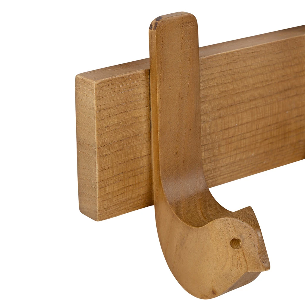 Patère 4 Crochets Oiseau En Acajour Blanc Naturel 40x13cm - Campagne 2 Patère 4 Crochets Oiseau En Acajour Blanc Naturel 40x13cm - Campagne – Image 2