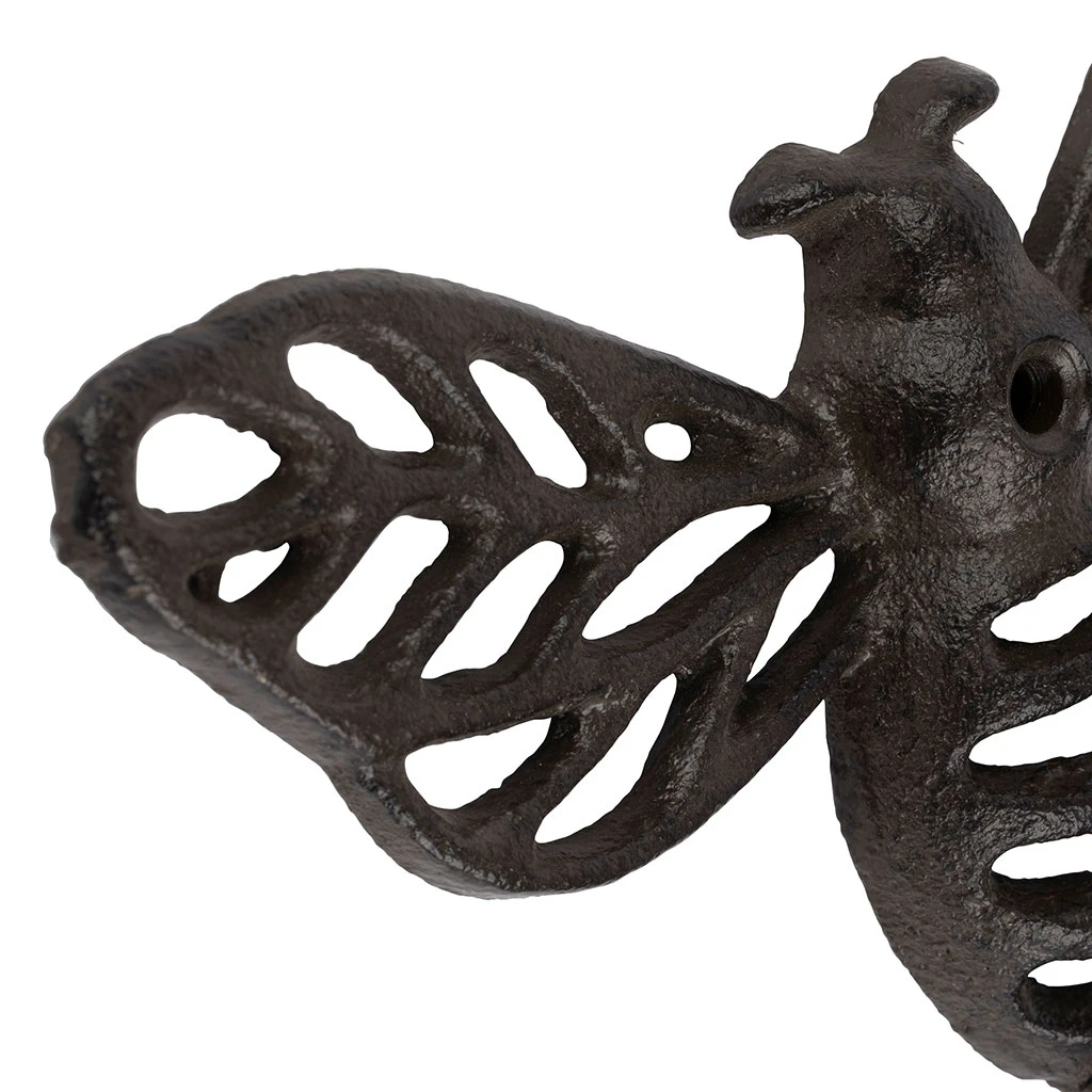 Patere Abeille En Fonte Brun - Abeille 4 Patere Abeille En Fonte Brun - Abeille – Image 4