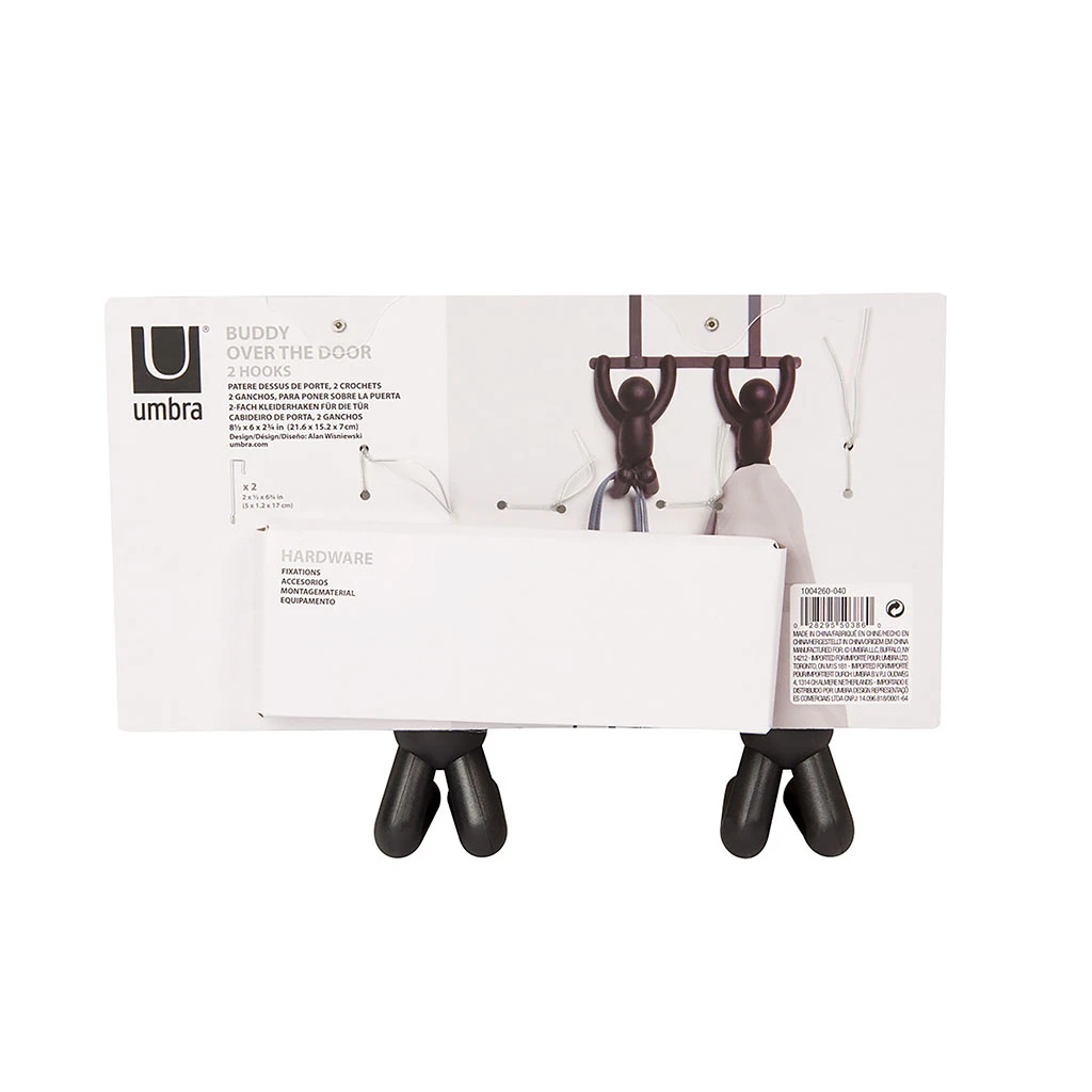 Umbra Patère Porte Buddy Bonhomme Noir 4 Umbra Patère Porte Buddy Bonhomme Noir – Image 4