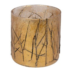 Photophore En Verre Et Végétaux Doré Et Noir D10cm - Brindille 4 Photophore En Verre Et Végétaux Doré Et Noir D10cm - Brindille -Magasin Général Pour La Maison photophore en verre et vegetaux dore et noir d10cm brindille 39413 39413 DET01 WEB