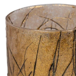 Photophore En Verre Et Végétaux Doré Et Noir D10cm - Brindille 5 Photophore En Verre Et Végétaux Doré Et Noir D10cm - Brindille -Magasin Général Pour La Maison photophore en verre et vegetaux dore et noir d10cm brindille 39413 39413 DET02 WEB