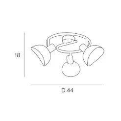 Plafonnier 3 Lumières En Metal H18cm Mat Noir - Iris 6 Plafonnier 3 Lumières En Metal H18cm Mat Noir - Iris -Magasin Général Pour La Maison plafonnier 3 lumieres en metal h18cm mat noir iris 622559 622559 FRN03 WEB 1