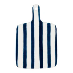 Planche A Découper En Porcelaine Indigo 28x18cm - Artist