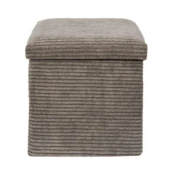 Pouf Coffre Pliable En Tissu Côtelé Taupe - Scarlett 7 Pouf Coffre Pliable En Tissu Côtelé Taupe - Scarlett -Magasin Général Pour La Maison pouf coffre pliable en tissu cotele taupe scarlett 673374 673374 FRN03 WEB