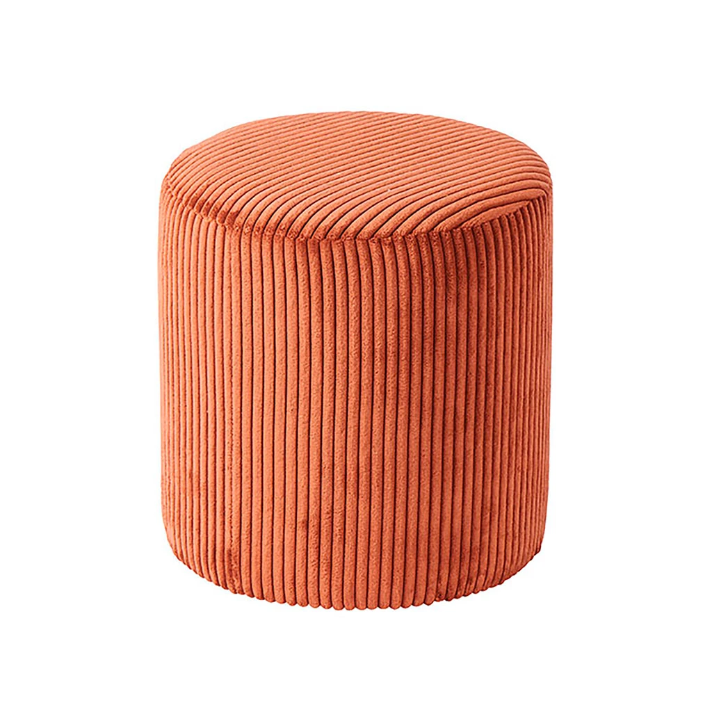 Pouf En Tissu Rouille - Snaw 1 Pouf En Tissu Rouille - Snaw