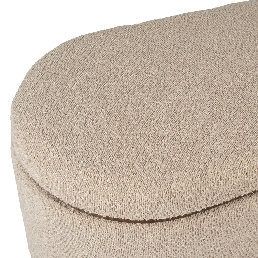 Set De 2 Bancs Coffre En Tissu Et Pin Beige - Alpinia 5 Set De 2 Bancs Coffre En Tissu Et Pin Beige - Alpinia – Image 5