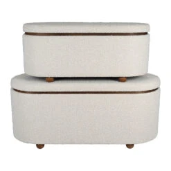 Set De 2 Bancs Coffre En Tissu Et Pin Blanc - Alpinia 9 Set De 2 Bancs Coffre En Tissu Et Pin Blanc - Alpinia -Magasin Général Pour La Maison set de 2 bancs coffre en tissu et pin blanc alpinia 40285 40285 DET05 WEB
