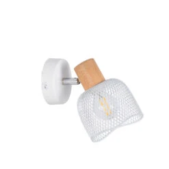 Spot 1 Lumière En Métal H17.5cm Blanc - Ottawa