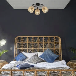 Spot 3 Lumières En Métal Et Cordelette Naturel D47cm - Cancun 5 Spot 3 Lumières En Métal Et Cordelette Naturel D47cm - Cancun -Magasin Général Pour La Maison spot 3 lumieres en metal et cordelette d47cm naturel cancun 631620 631620 FRN03 WEB 1