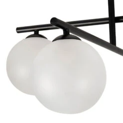 Suspension 4 Lumières En Fer Et Verre Noir Mat H36cm - Ardecor 7 Suspension 4 Lumières En Fer Et Verre Noir Mat H36cm - Ardecor -Magasin Général Pour La Maison suspension 4 lumieres en fer et verre noir mat h36cm ardecor 77370 77370 DET03 WEB