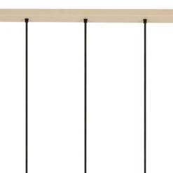 Suspension 5 Lampes En Fer Et Manguier Sable L114cm - Ferese -Magasin Général Pour La Maison suspension 5 lampes en fer et manguier sable l114cm ferese 40279 40279 DET03 WEB
